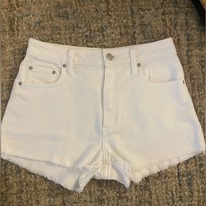 Aritzia Sunday Best White Jean Shorts size 27